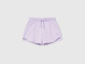 100% cotton shorts with drawstring