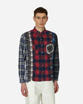 7 Cuts Flannel Shirt Multicolor