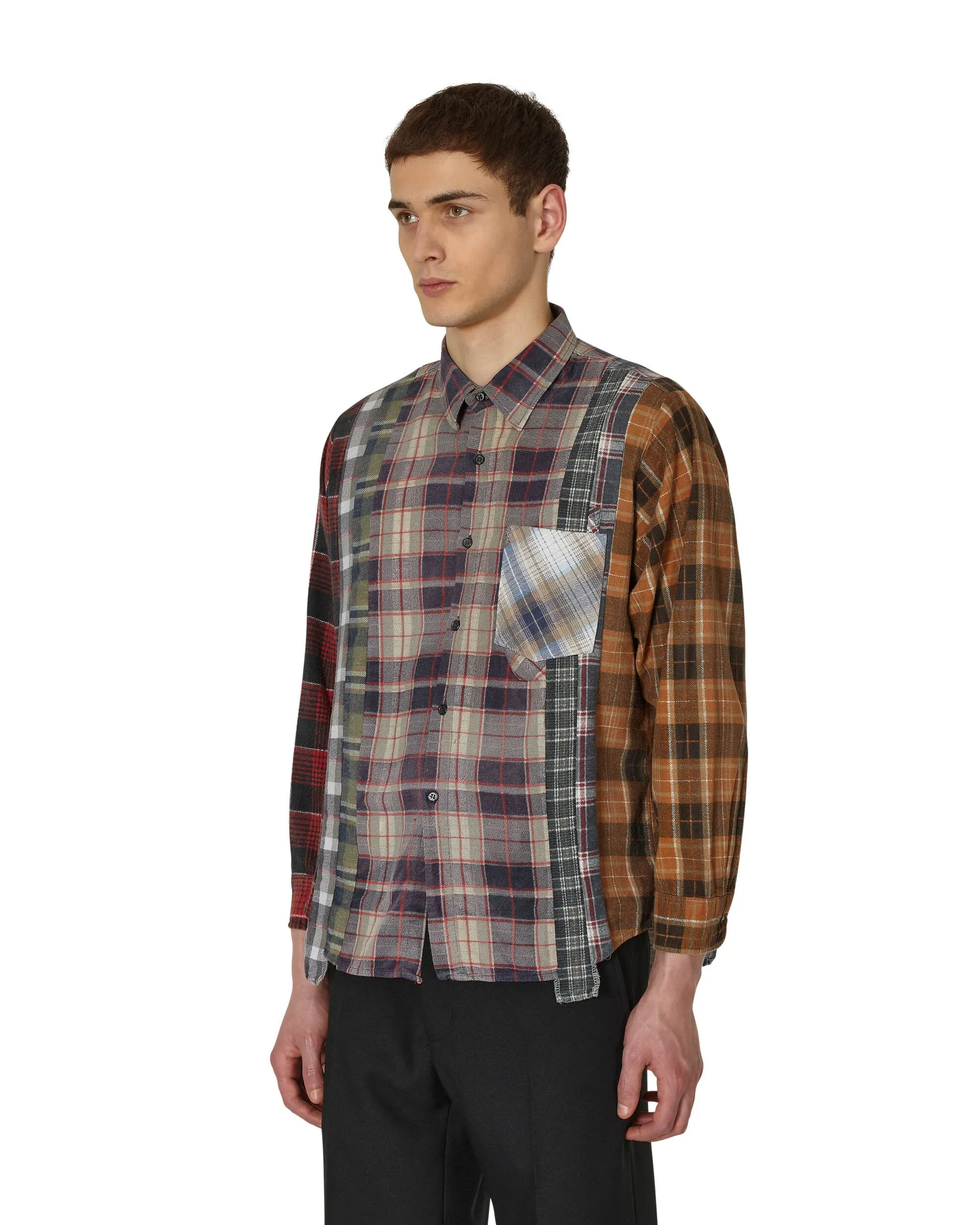 7 Cuts Flannel Shirt Reflection Multicolor