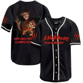 A Nightmare On ELM Street Baseball Jersey