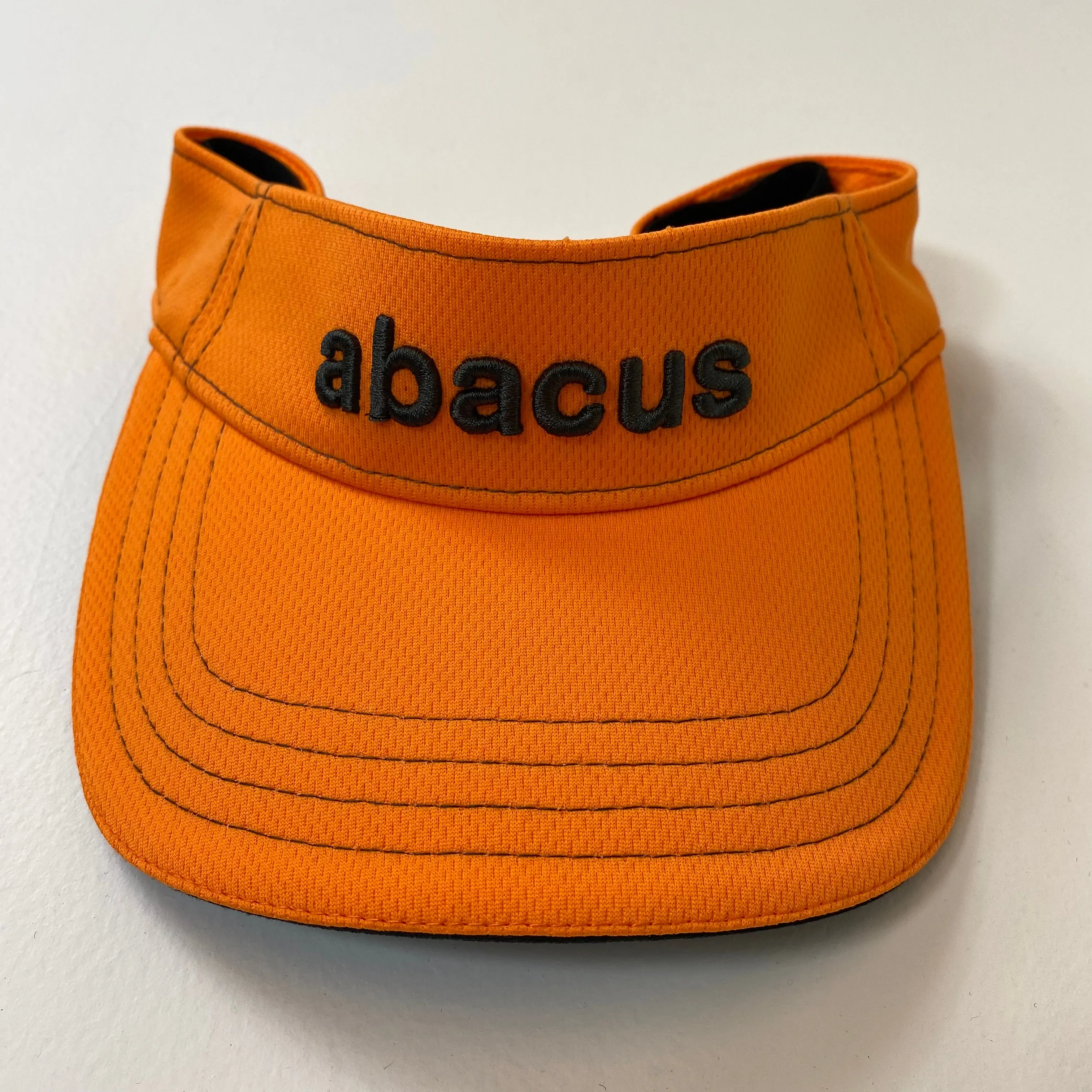 Abacus Mens Track Stretch Visor - NECTARINE