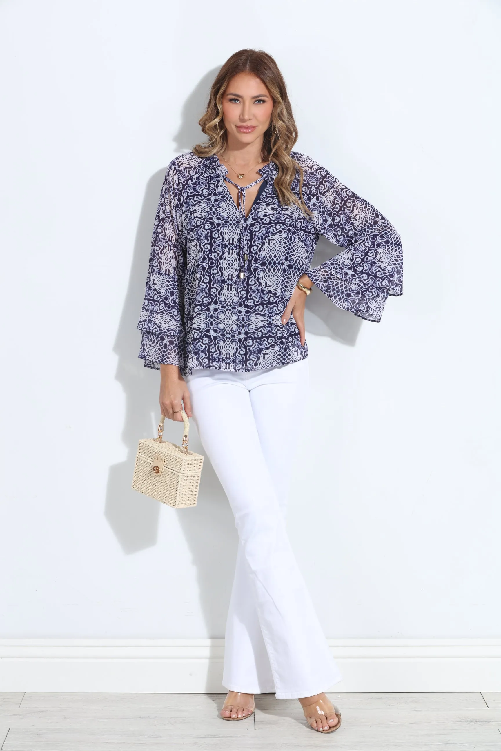 Abbott Flare Sleeve Top-BEST SELLER