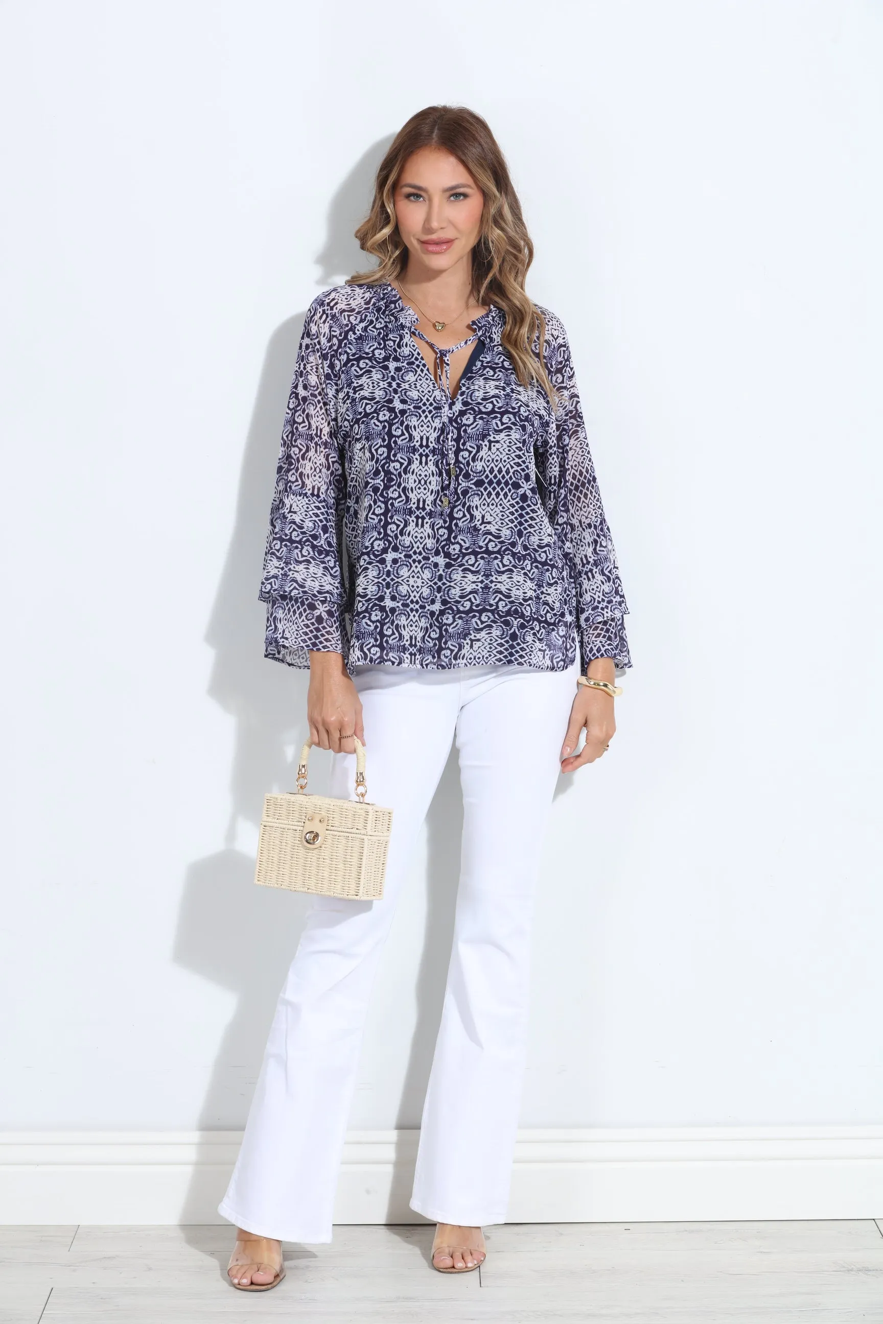 Abbott Flare Sleeve Top-BEST SELLER
