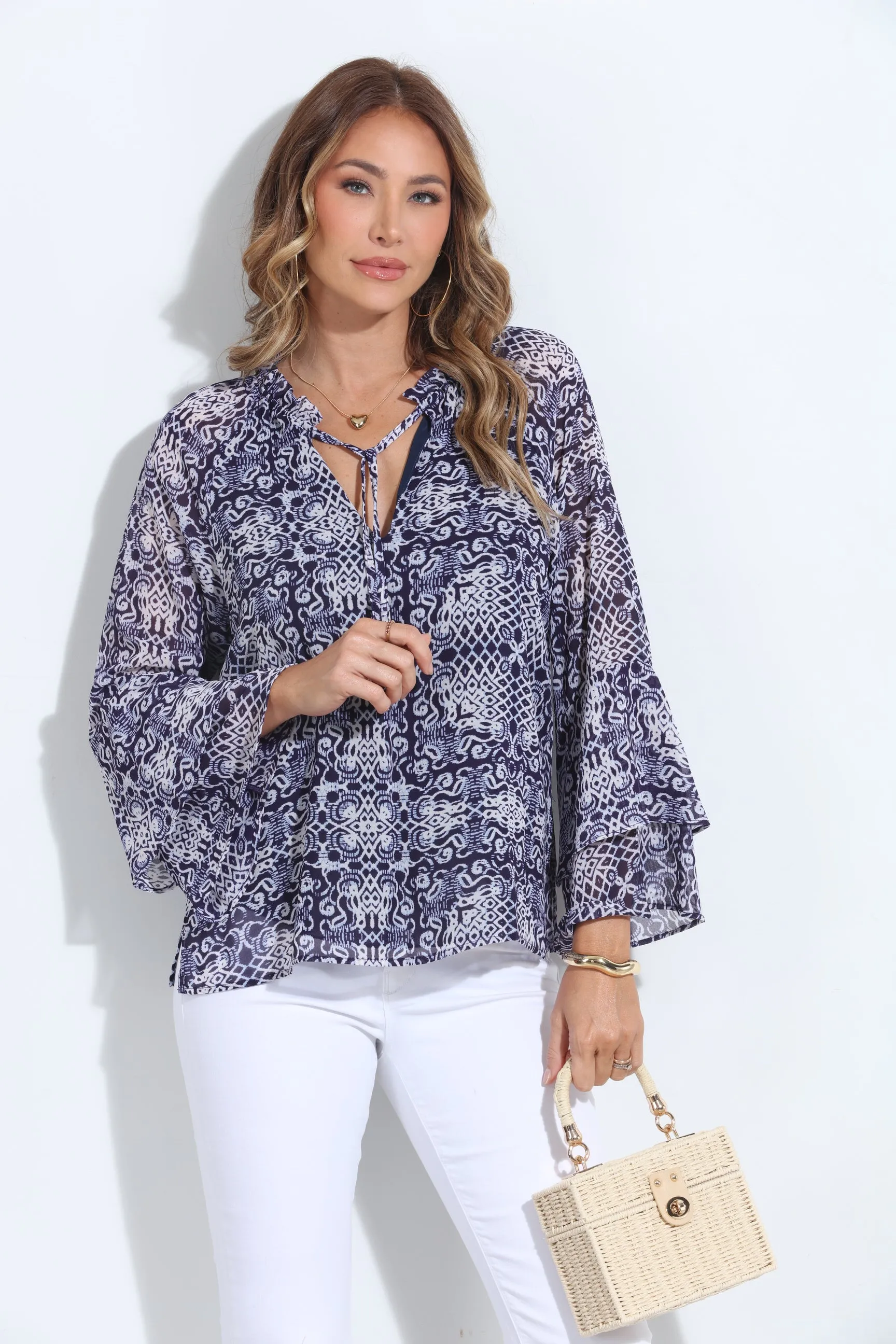 Abbott Flare Sleeve Top-BEST SELLER