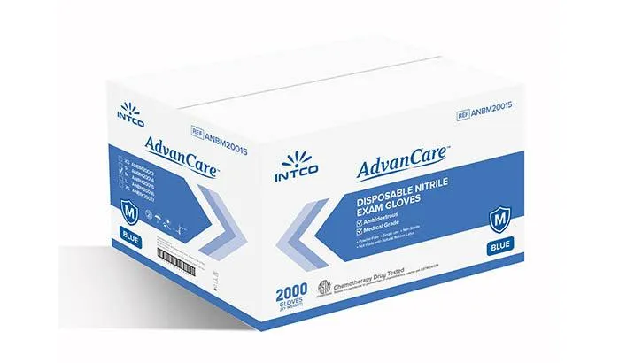 AdvanCare Medical Nitrile Examination Gloves - 200 count box
