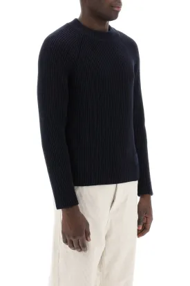 Ami paris cotton-wool crewneck sweater