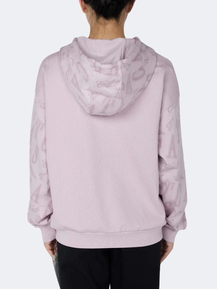 Anta Sports Club Women Lifestyle Hoody Purple
