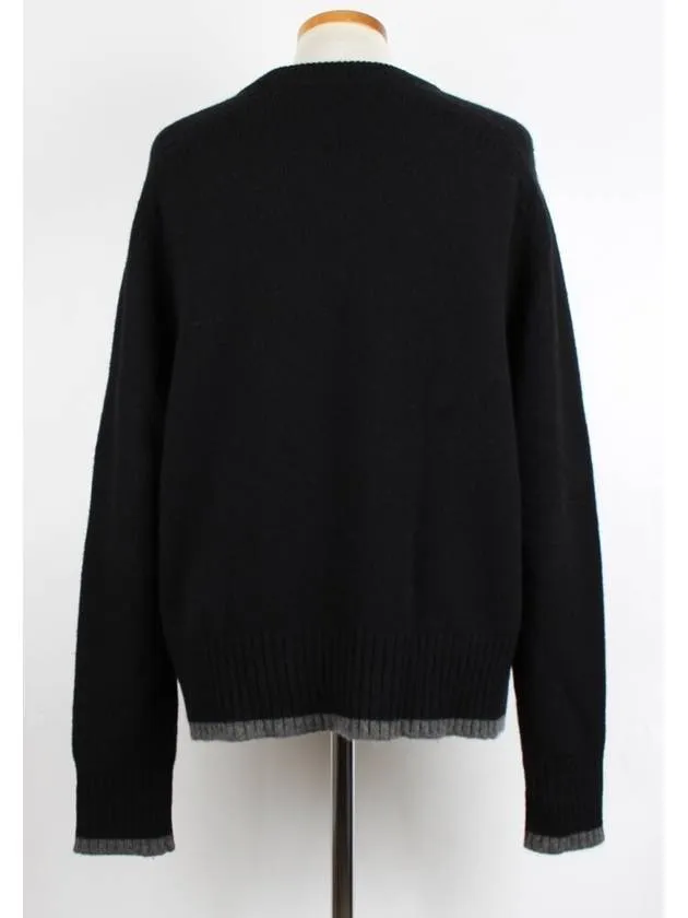 Atelier logo knit sweater XXL