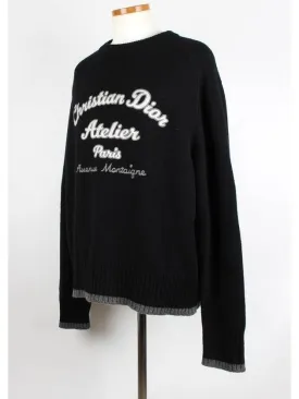 Atelier logo knit sweater XXL