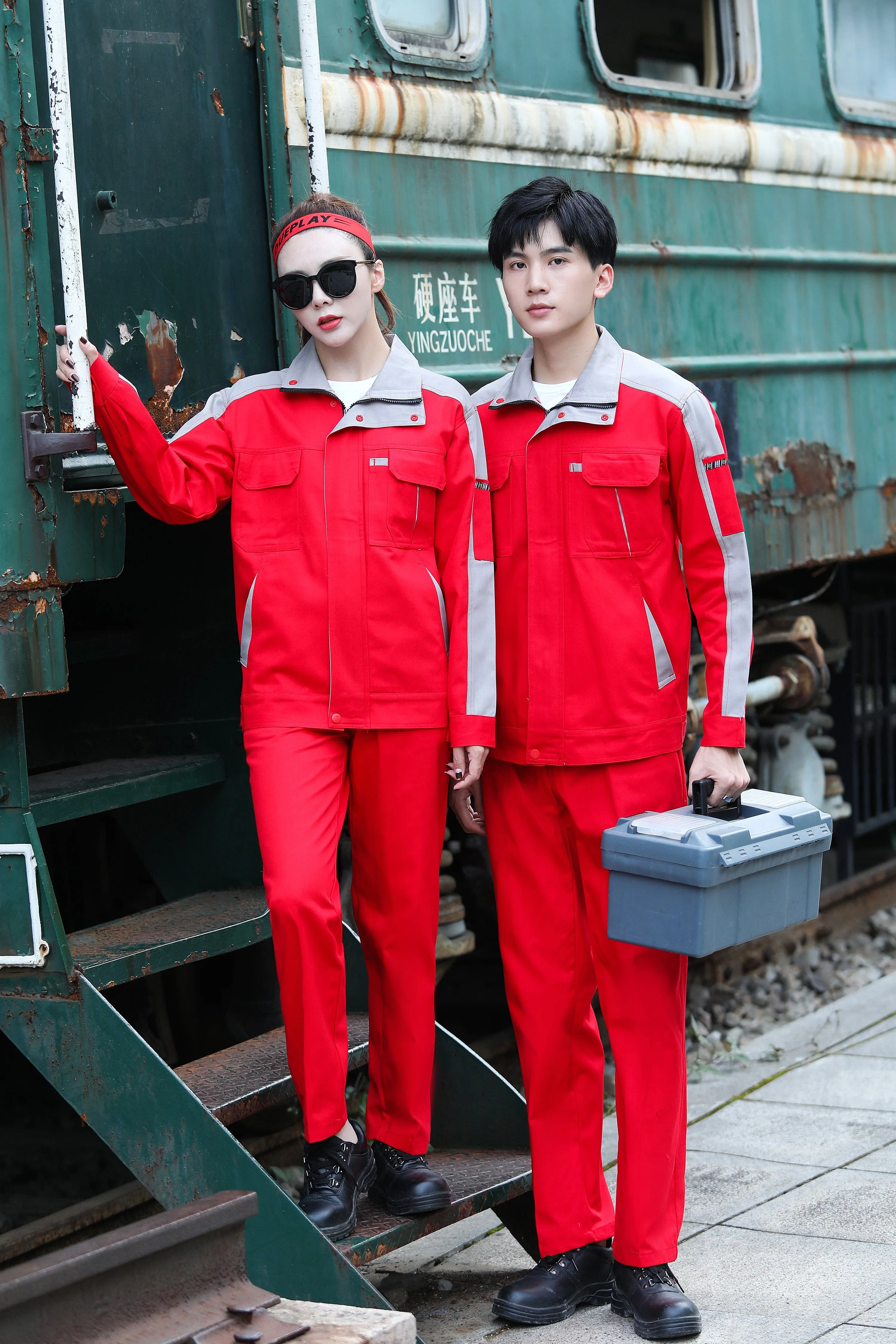 Autumn and winter long-sleeved pure cotton series workwear SD-PC-W805
