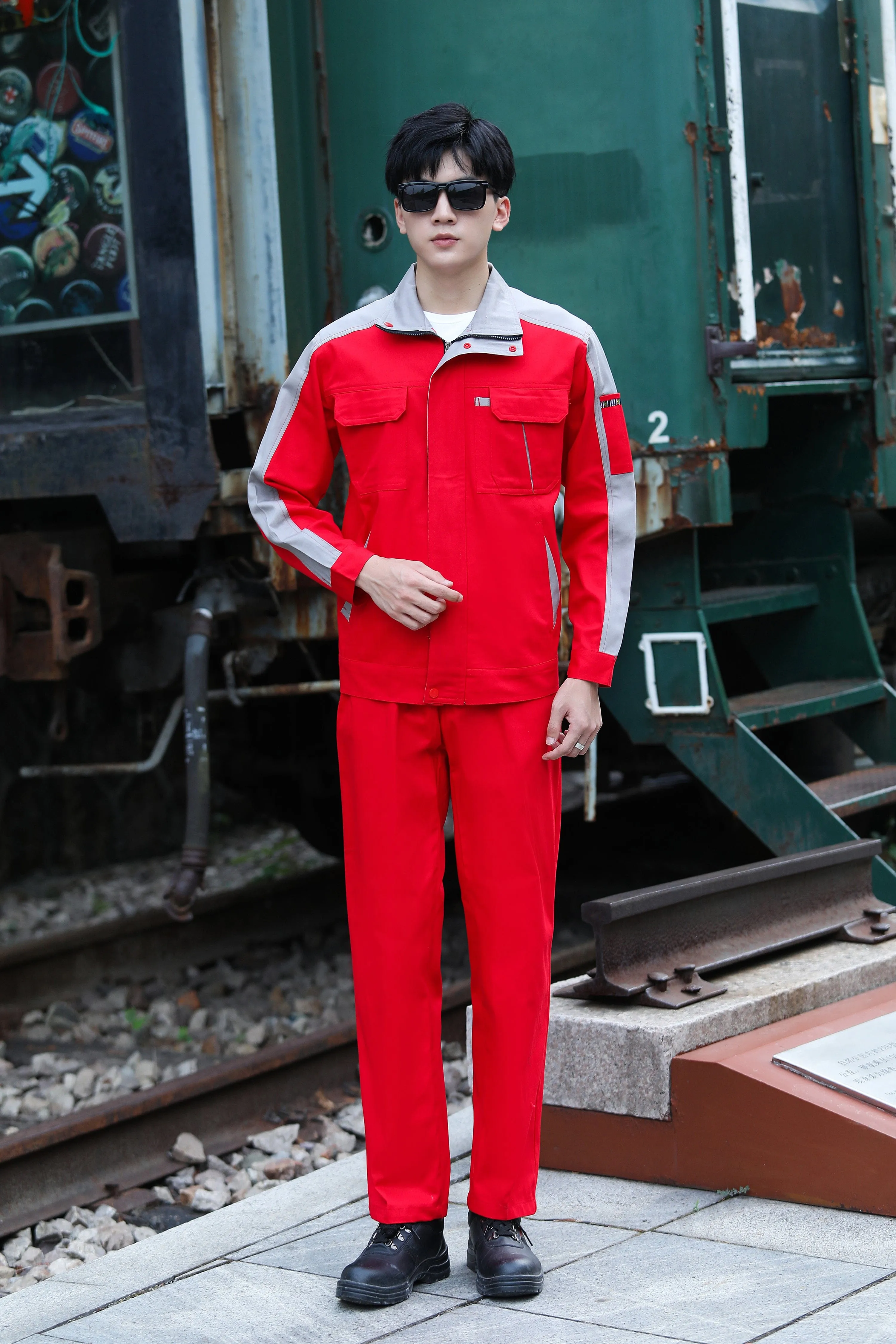 Autumn and winter long-sleeved pure cotton series workwear SD-PC-W805