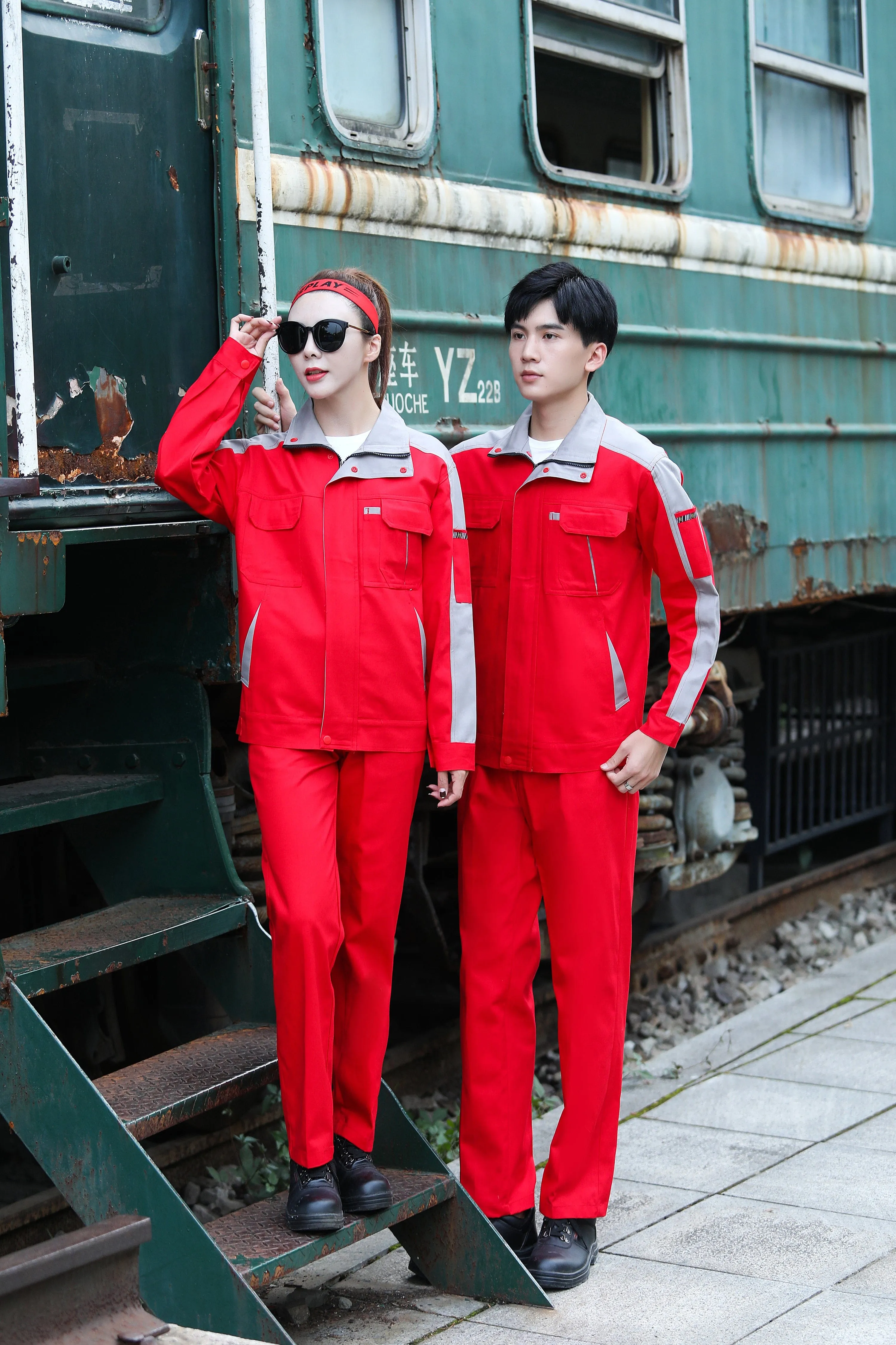 Autumn and winter long-sleeved pure cotton series workwear SD-PC-W805