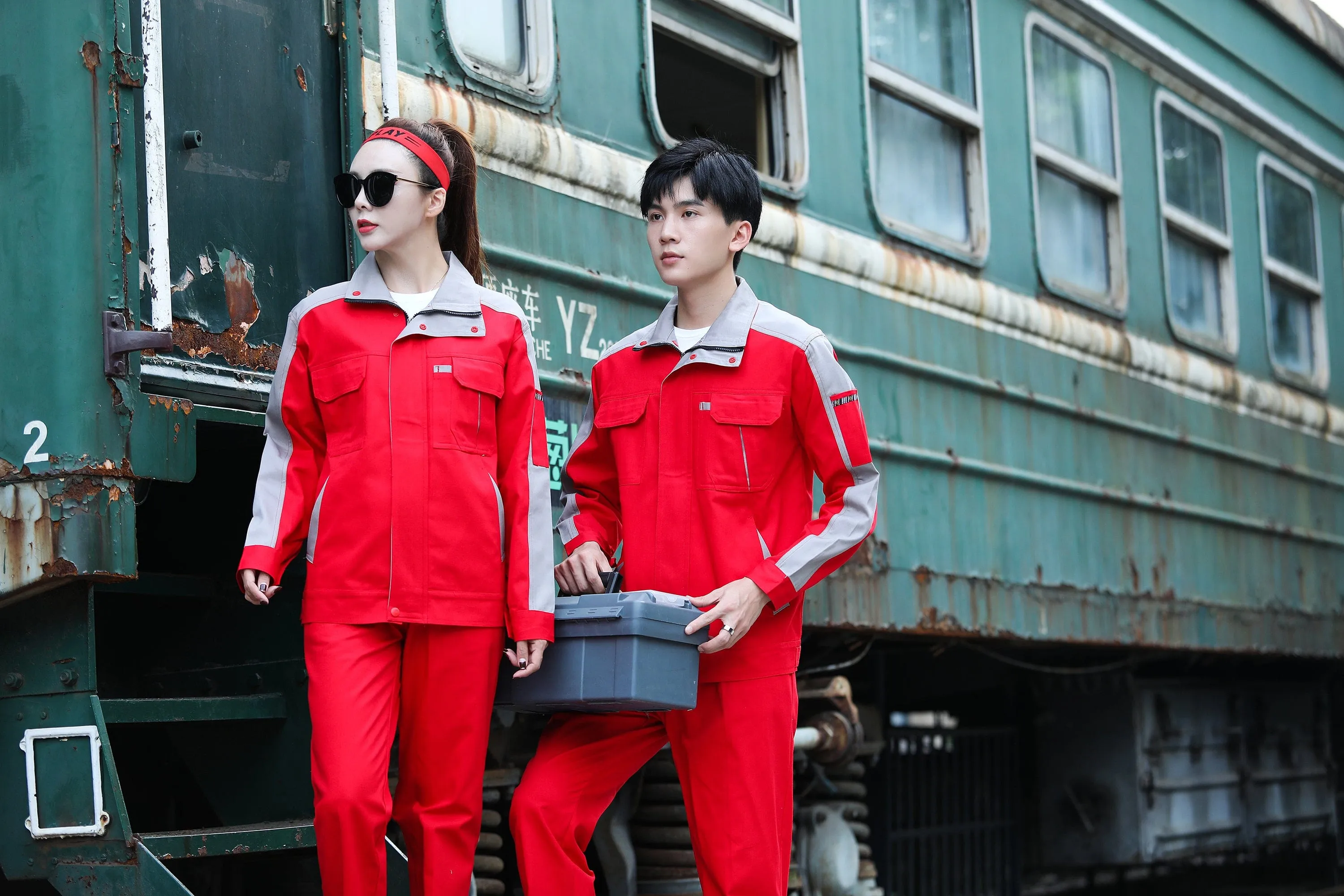 Autumn and winter long-sleeved pure cotton series workwear SD-PC-W805