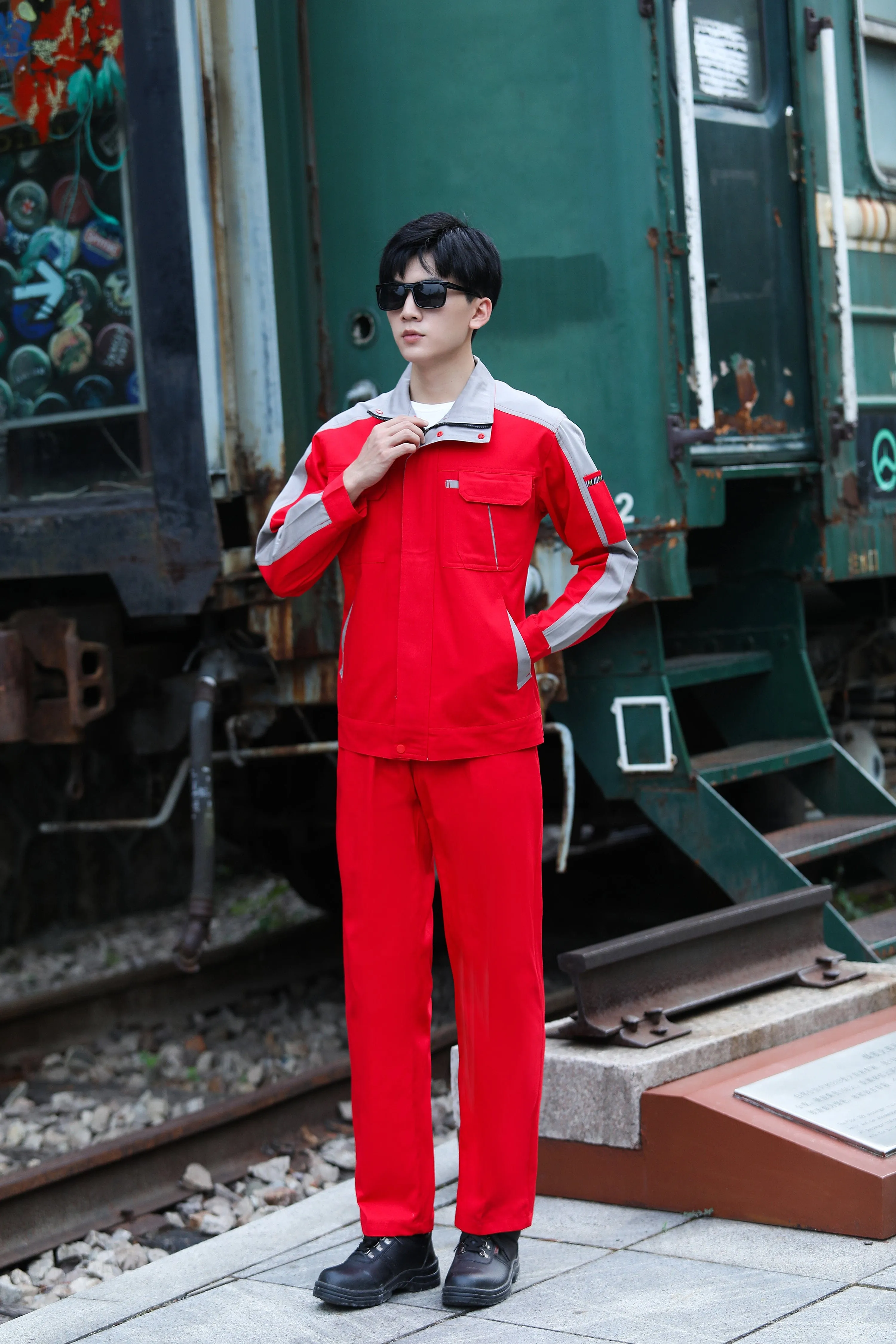 Autumn and winter long-sleeved pure cotton series workwear SD-PC-W805