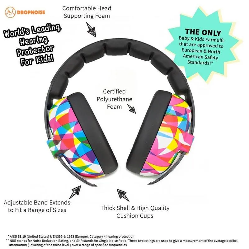 Baby Banz Hear no Blare Sound Protection Earmuffs - 0-2yrs