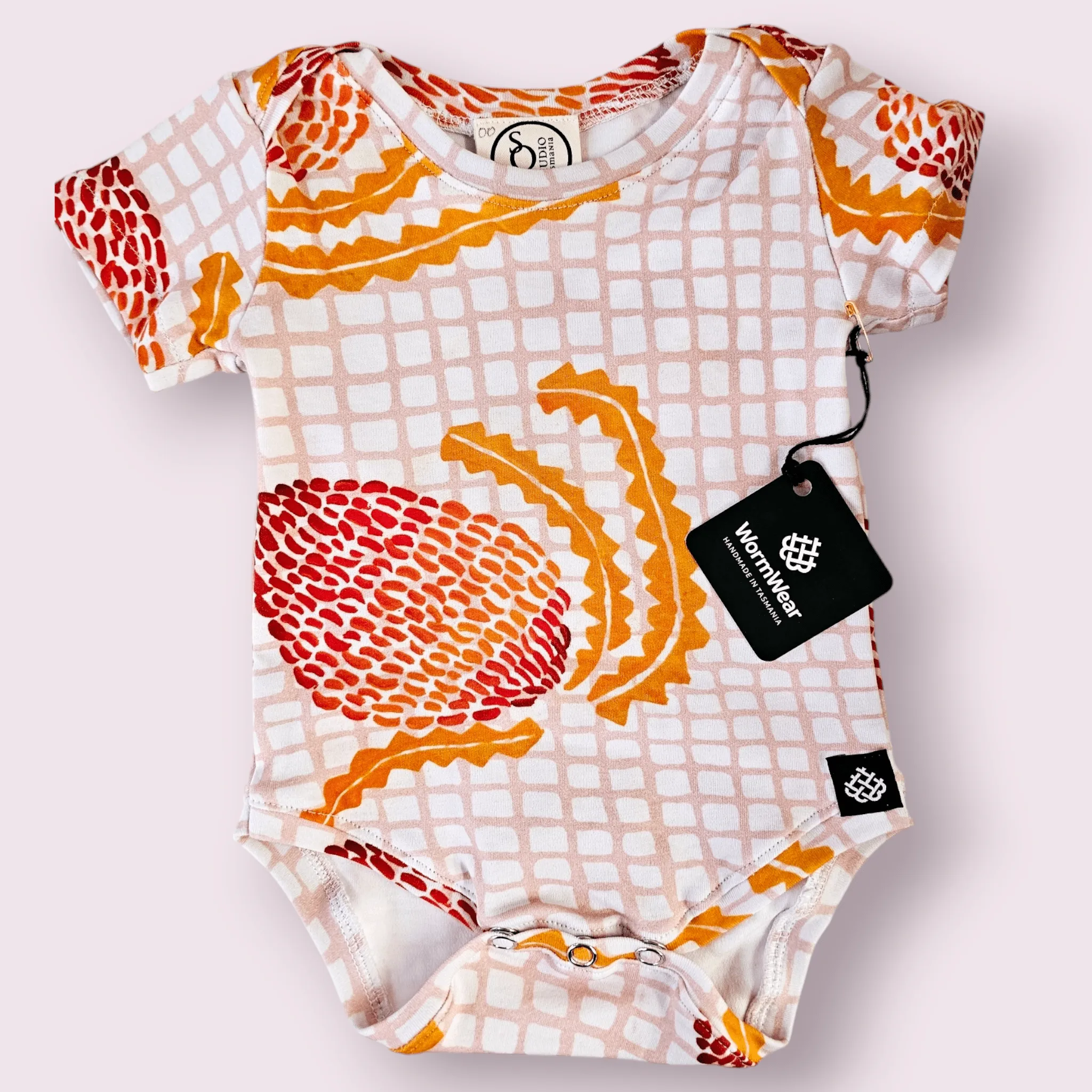 Baby Bodysuits - Worm Wear Tasmania