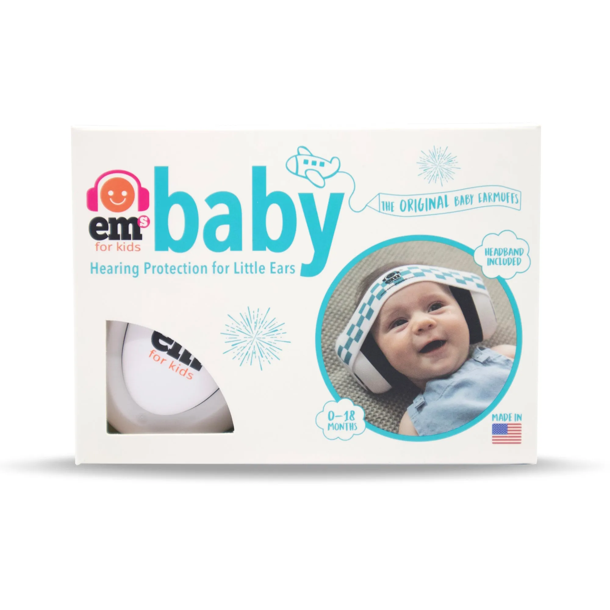 Baby Earmuffs - White