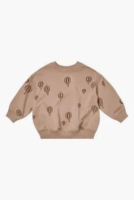 Baby Girls Sweater Rylee   Cru Hot Air Balloons