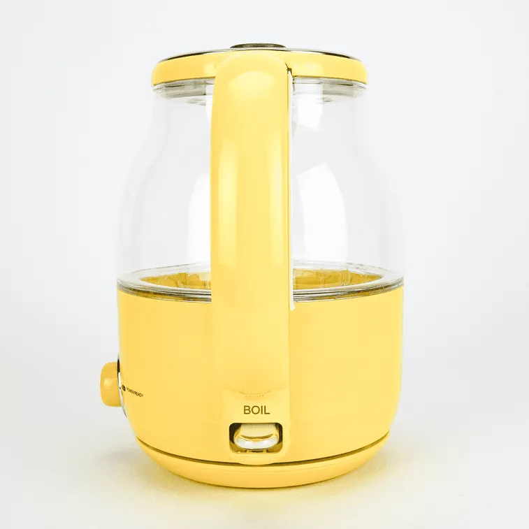 Bear 1.2L Electric Kettle, ZDH-A12R2 , Electric BPA-Free Glass Kettle, Temperature Dial, Keep Warm Function, Cordless 360° Base