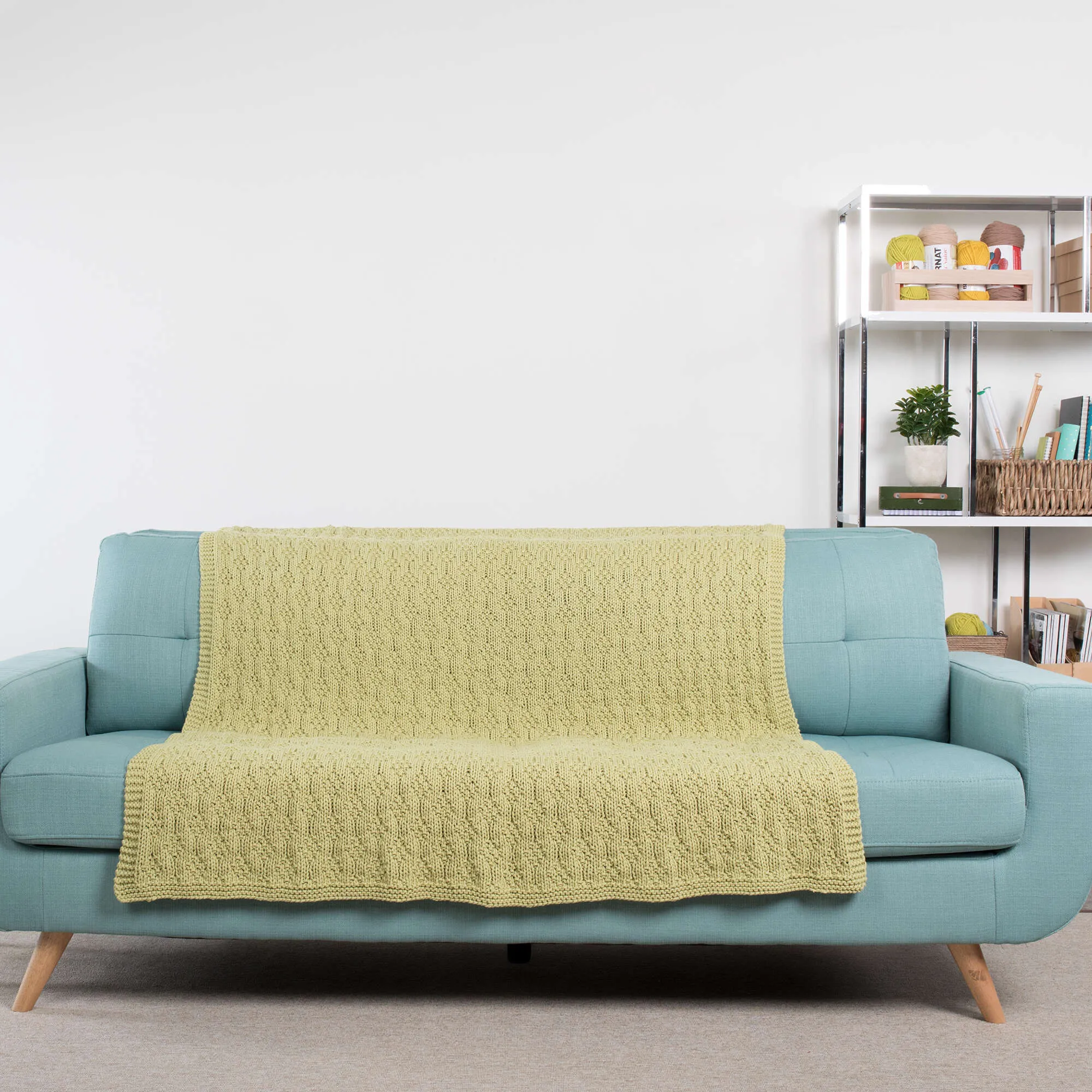 Bernat Tasty Textures Knit Blanket