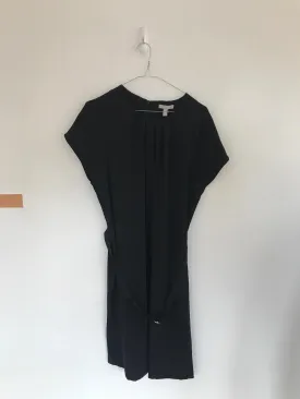 Black Shift Dress, H&M, Size 14 (Polyester, Elastane)
