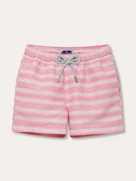 Boys Roseate Spoonbill Staniel Swim Shorts