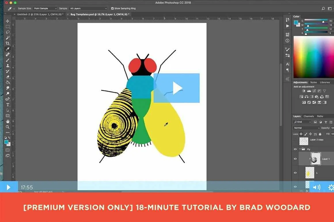 Bug Lab | Nature Texture Brushes for Photoshop