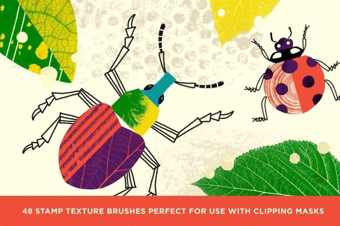 Bug Lab | Nature Texture Brushes for Photoshop