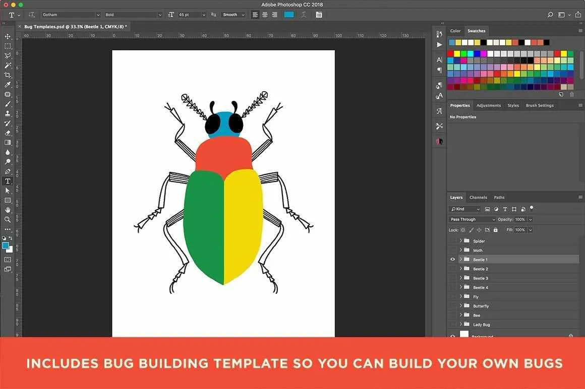 Bug Lab | Nature Texture Brushes for Photoshop