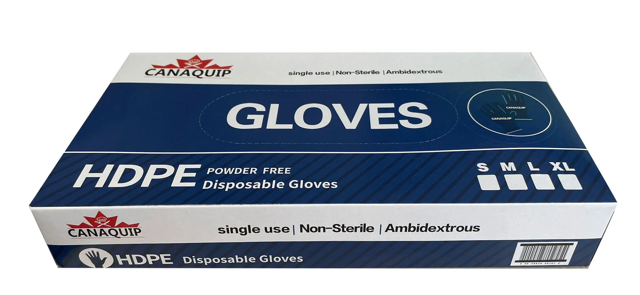 Canaquip Food Grade HDPE Gloves (M/L/XL) - HDPEG - 500 pcs/box