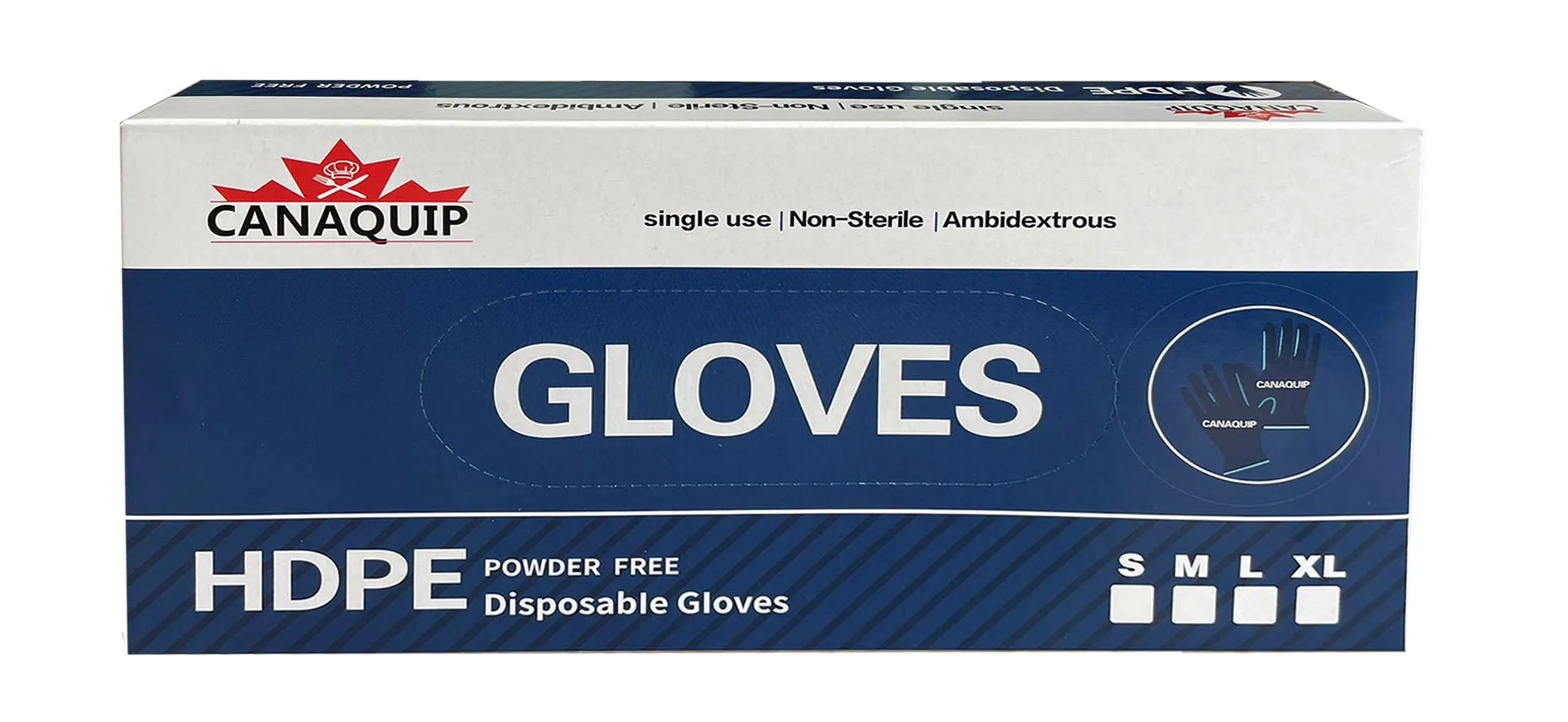 Canaquip Food Grade HDPE Gloves (M/L/XL) - HDPEG - 500 pcs/box