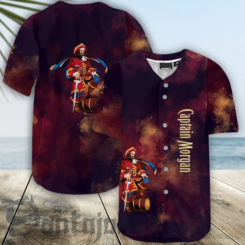 Captain Morgan Colorful Smoke Baseball Jersey