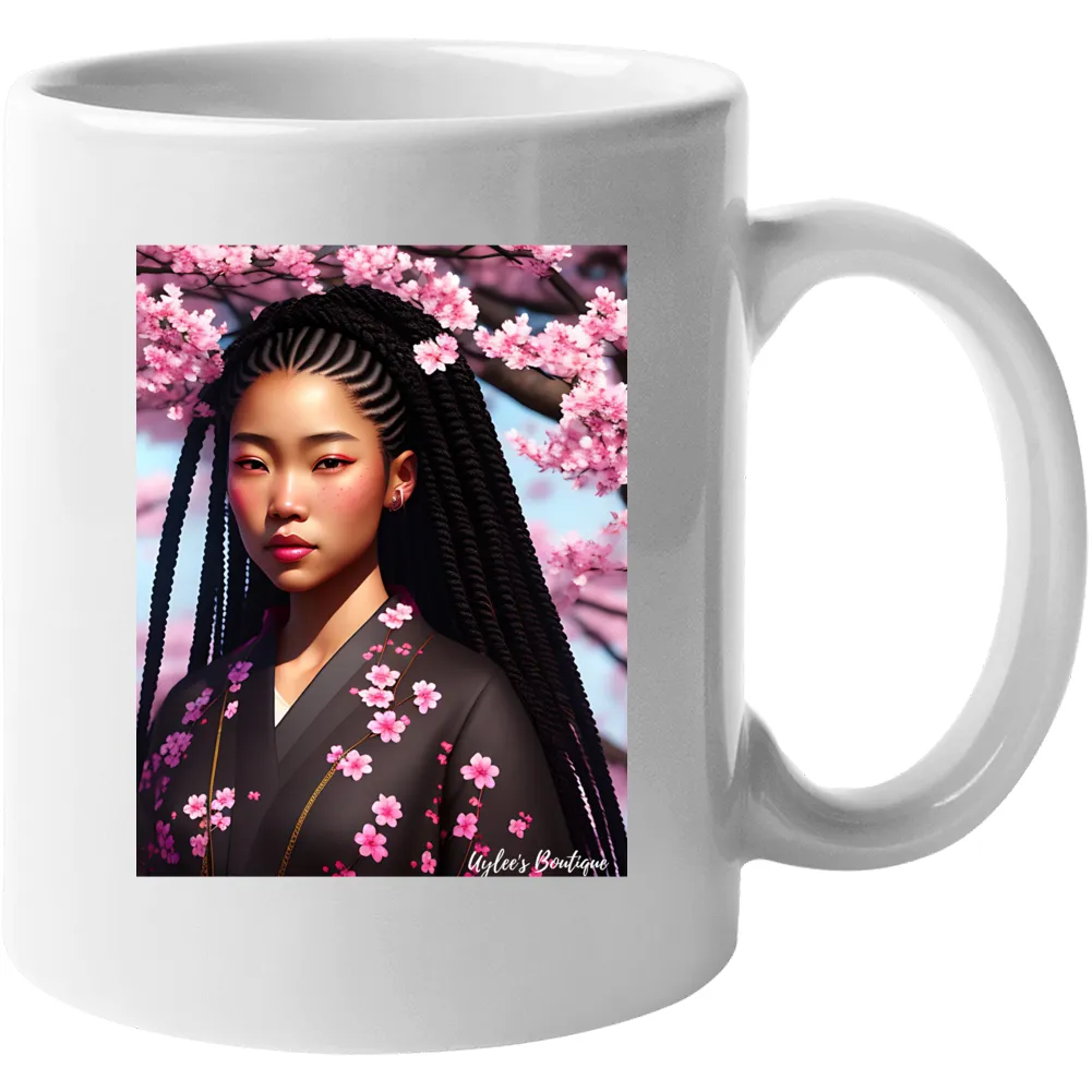 Cherry Blossoms Blasian Mug