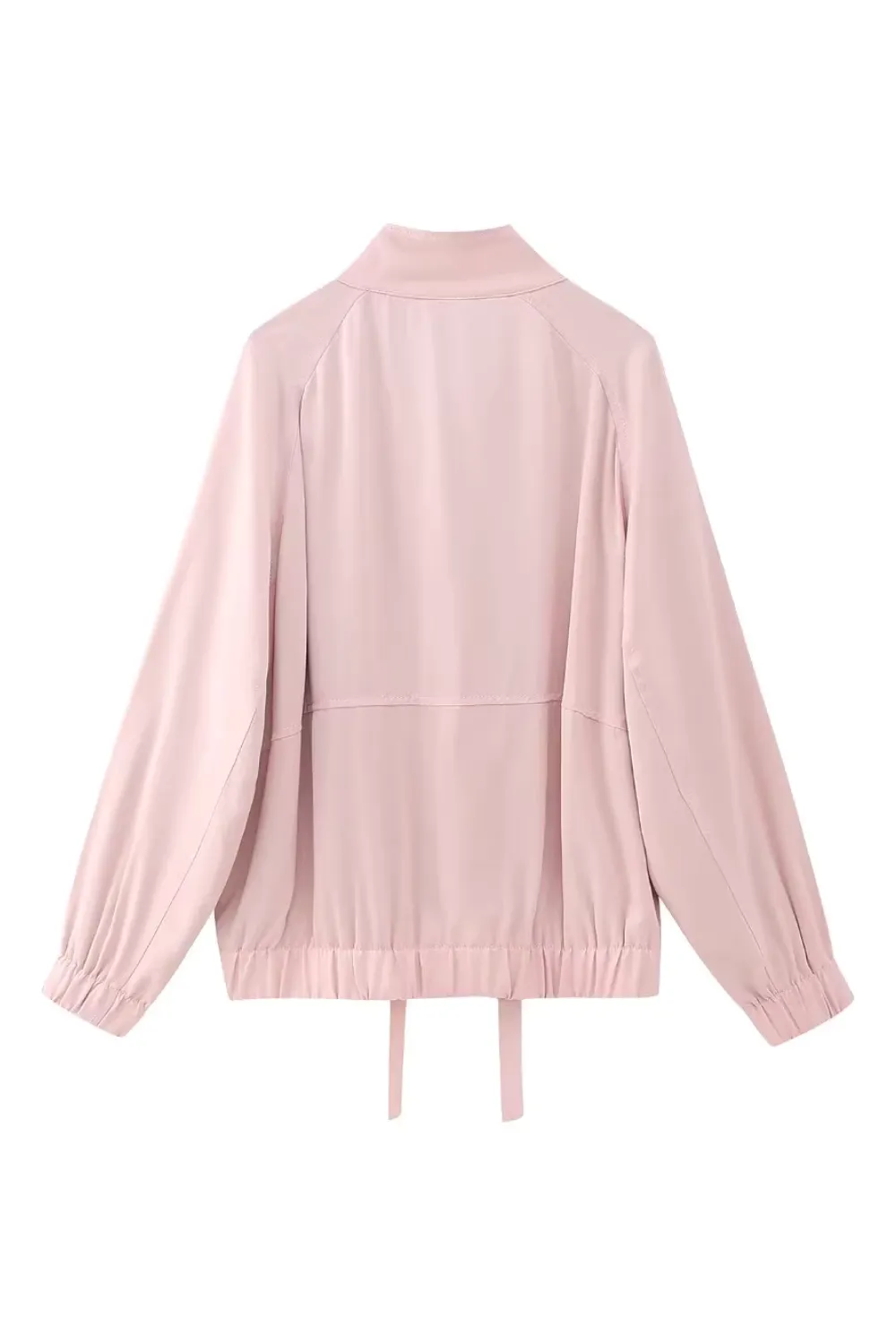 'Clara' Stand Collar Bomber Jacket