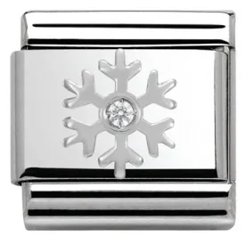 Classic Christmas silver Snowflake