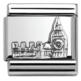 Classic MONUMENTS RELIEF, silver 925 Big Ben   330105/12