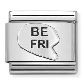 Classic OXIDIZED ,S/Steel,925 silver BE-FRI Heart   330101/42