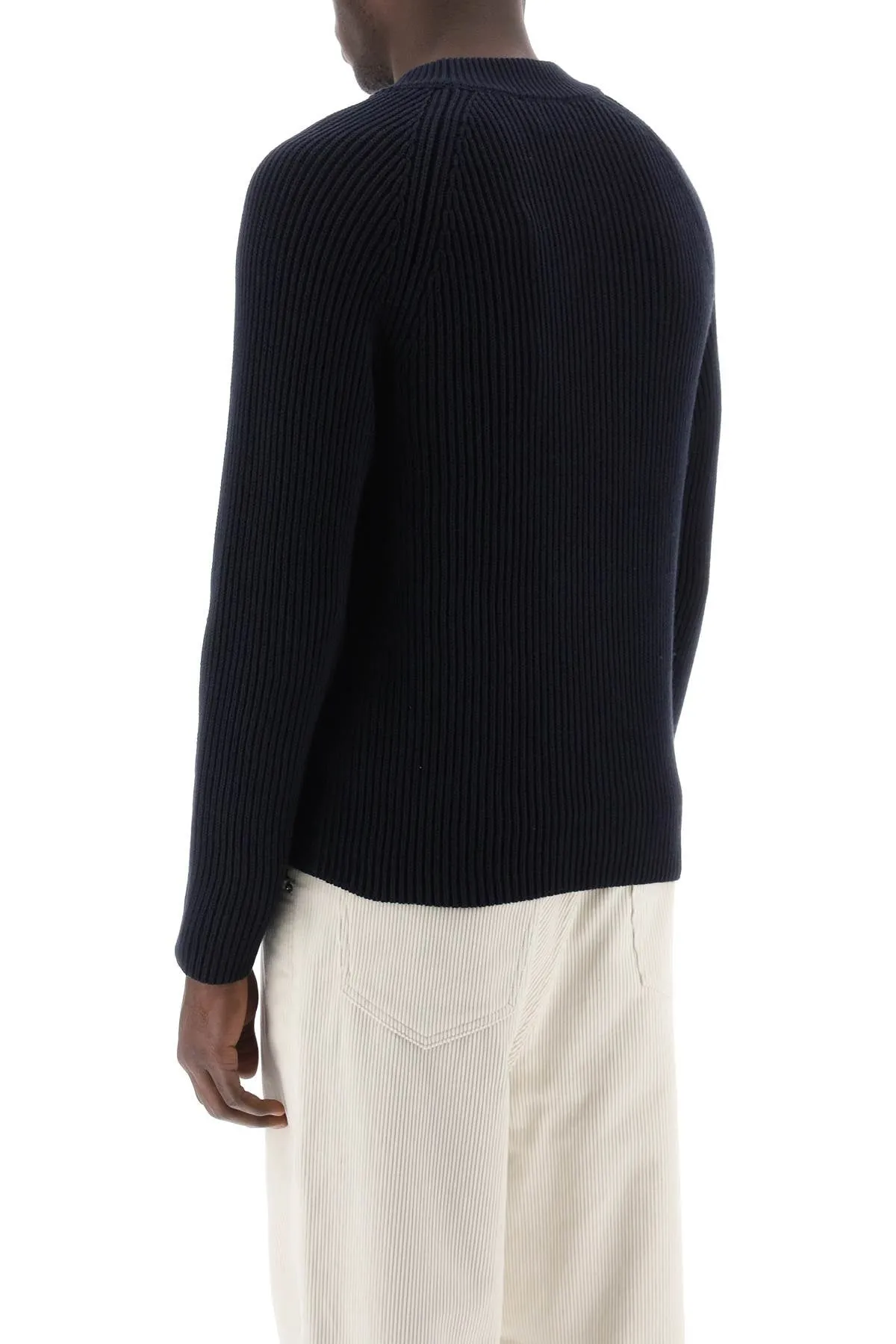 cotton-wool crewneck sweater