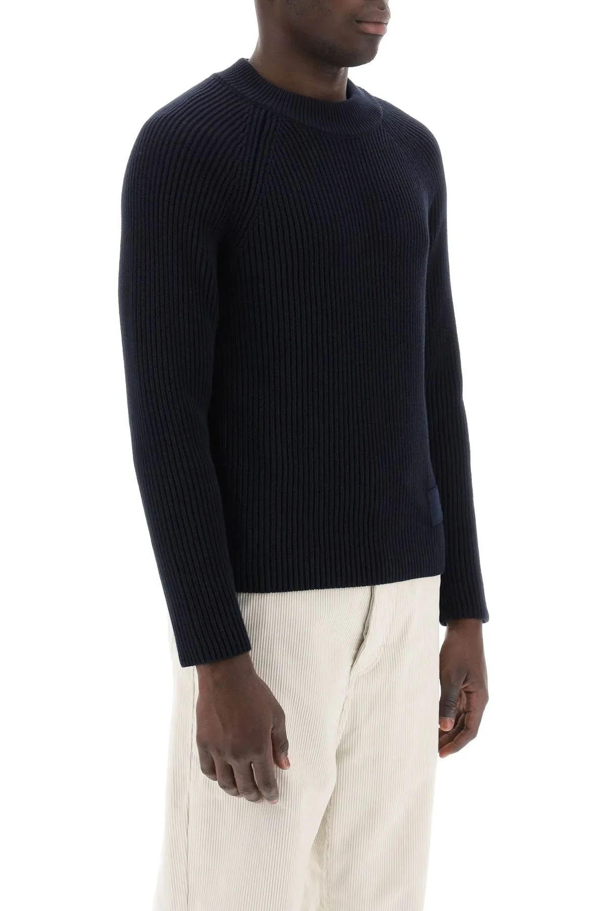 cotton-wool crewneck sweater