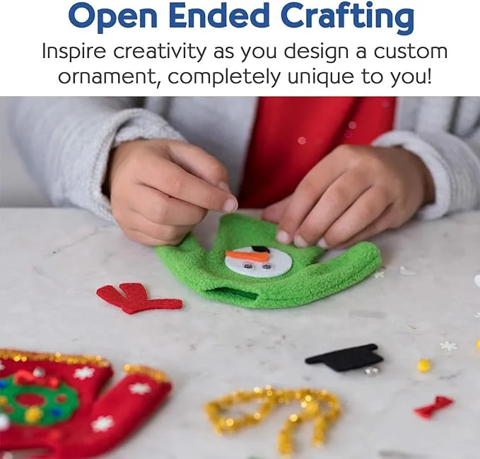 Creativity for Kids Holiday Sweater Ornaments Craft Kit