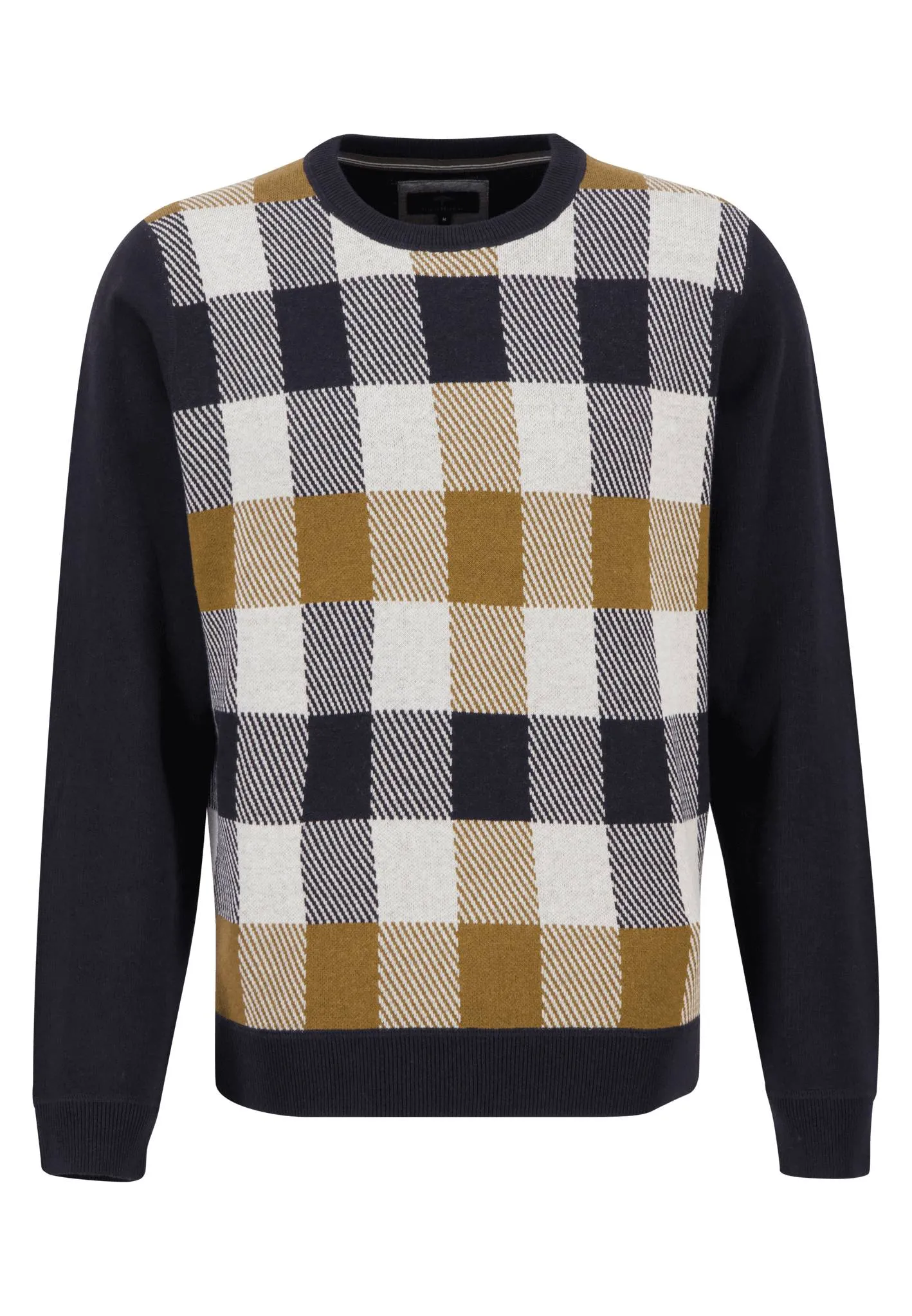 Crew Neck Cotton / Wool Pullover