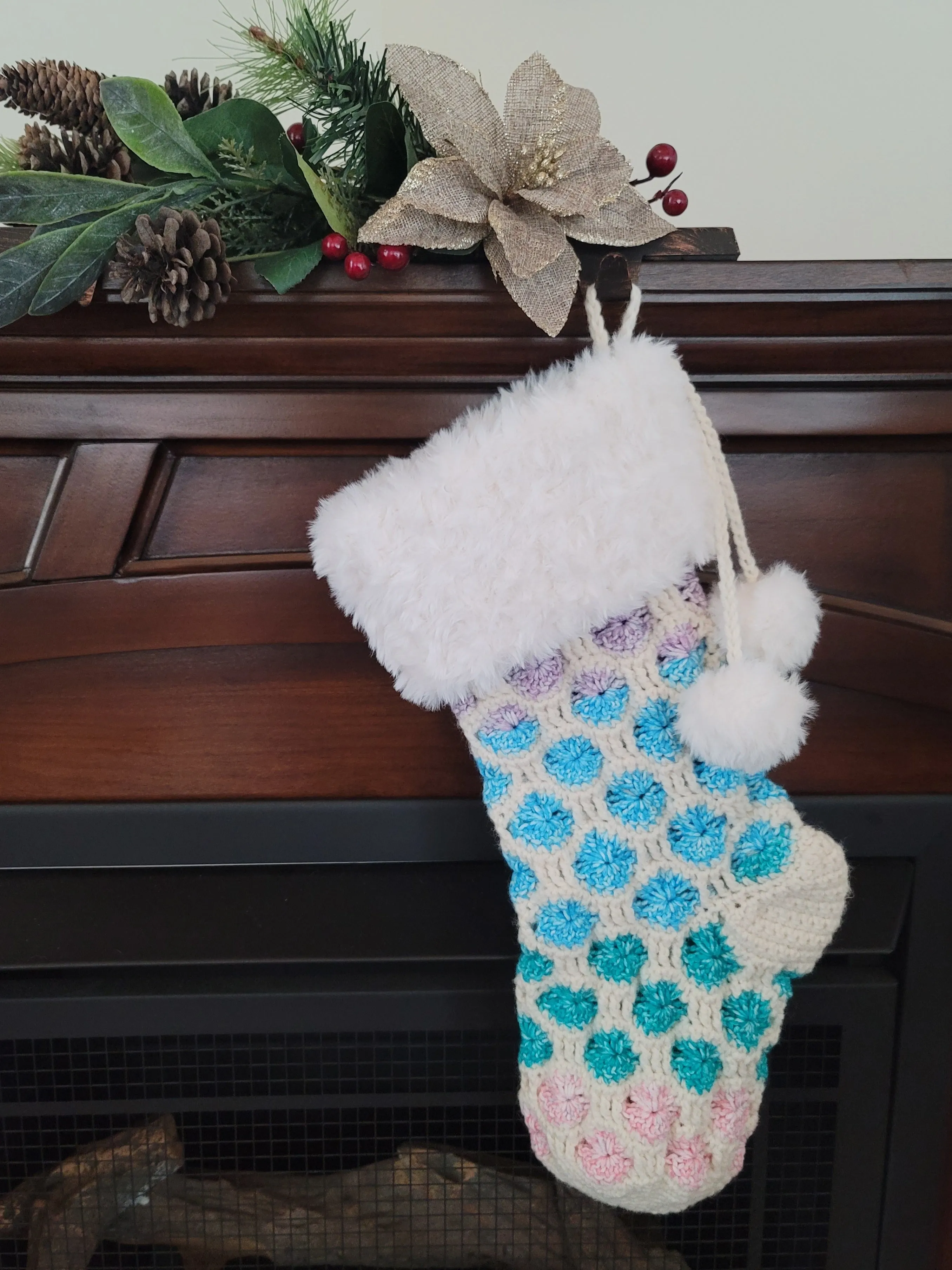 Crochet Kit - Joyful Textures Stocking