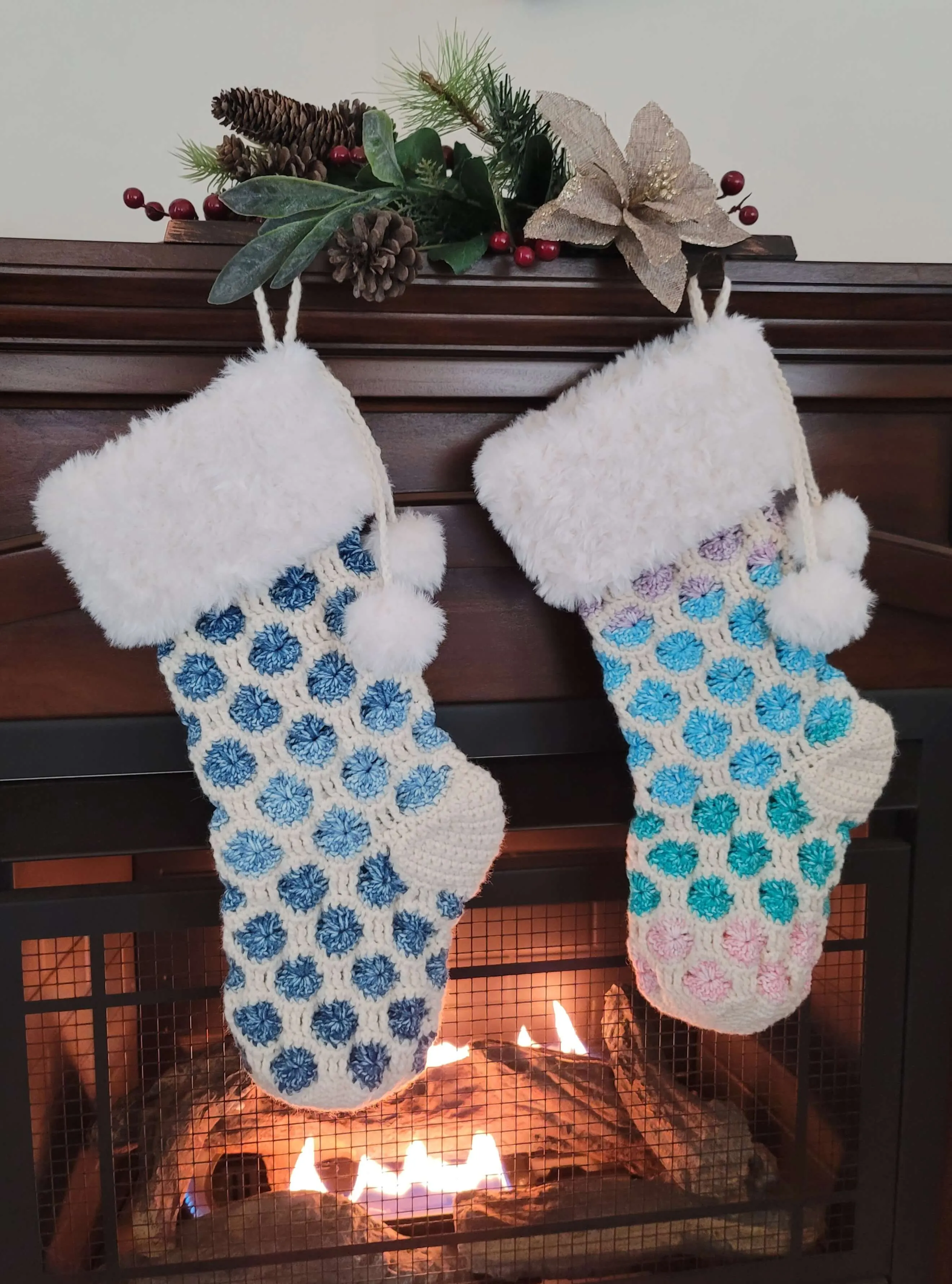 Crochet Kit - Joyful Textures Stocking