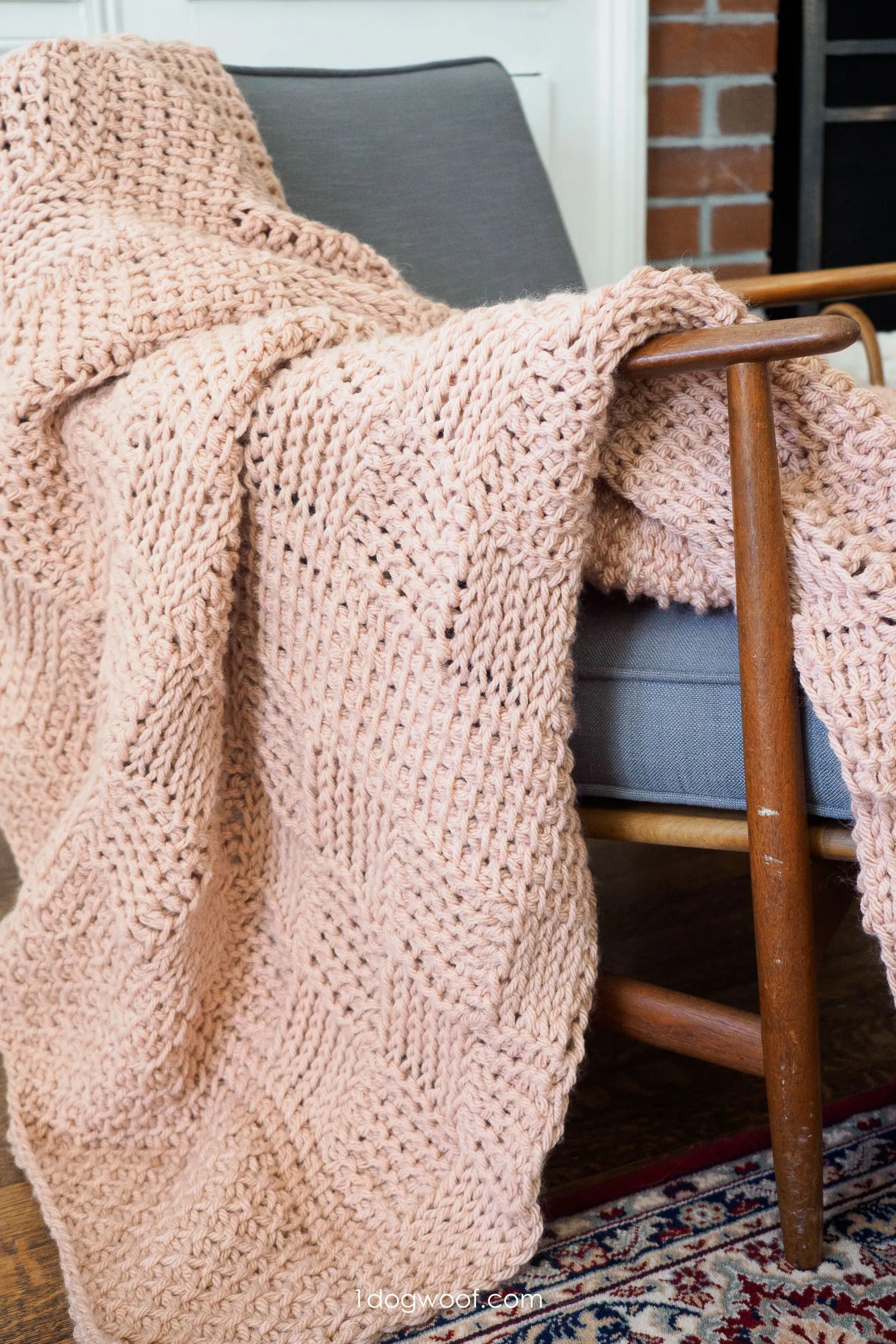 Crochet Kit - Tunisian Textures Blanket