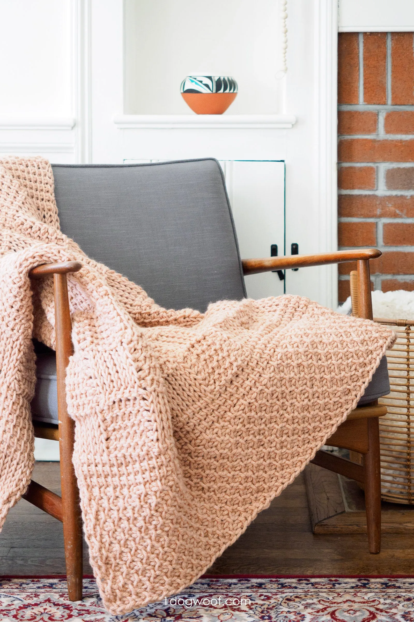 Crochet Kit - Tunisian Textures Blanket