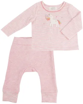 Crochet unicorn playsuit