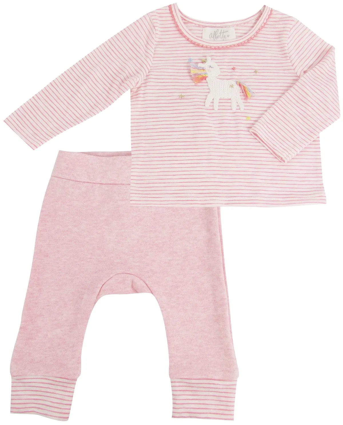 Crochet unicorn playsuit