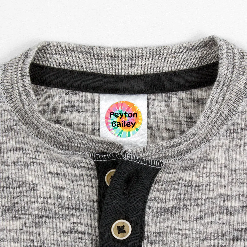 Custom Circle Clothing Labels