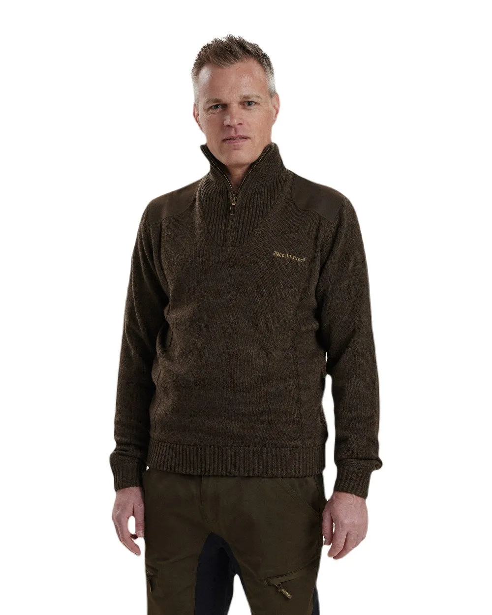 Deerhunter Carlisle Knit with Stormliner Zip Neck Sweater