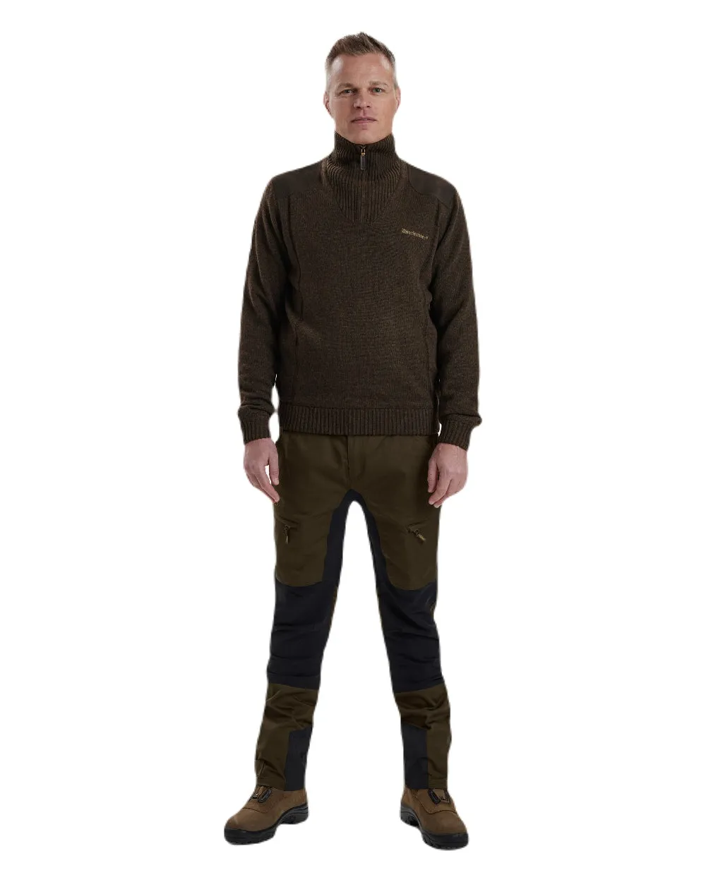 Deerhunter Carlisle Knit with Stormliner Zip Neck Sweater